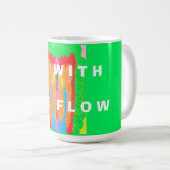 Mug Tapis et chiffons Art pur abstrait suprême (Devant droit)