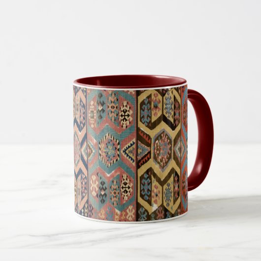 Mug Tapis Oriental Kilim Turc Persan (Devant droit)