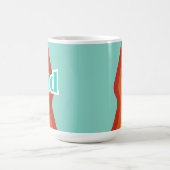 Mug Tapis papa rétro, bleu turquoise avec Fête des pèr (Centre)