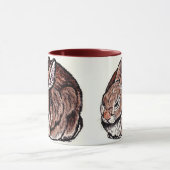 Mug Tapis, stylo et encre, Dessin aquarelle (Centre)