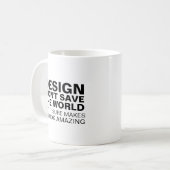 Mug Tapis typographiques (Devant gauche)