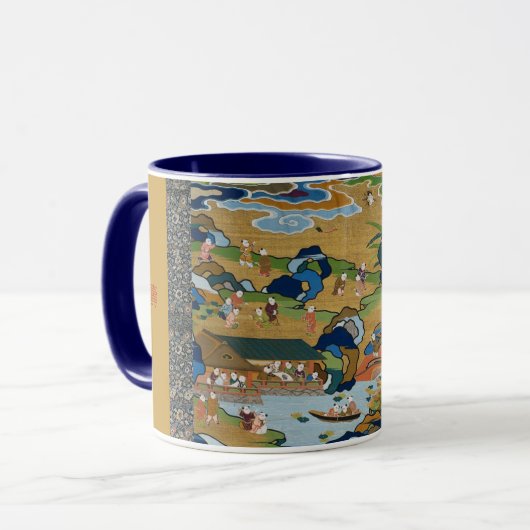 Mug Tapisserie de longévité (Devant gauche)