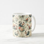 Mug Tapisserie d'écureuil de la forêt victorienne (Devant droit)