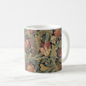 Mug Tapisserie florale riche Brocade Antique Classique (Devant droit)