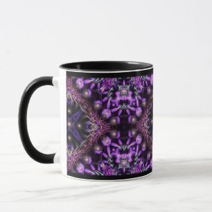 Mug Tapisserie fractée violette