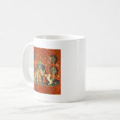 Mug Tapisserie Médiévale de la Dame et la Licorne : Ar (Devant gauche)