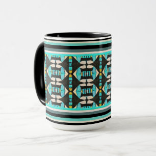 Mug Tapisserie Tribale Turquoise