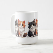 Mug Tapisseries Chat Drôle Art Mural & Décoration Tap (Devant gauche)