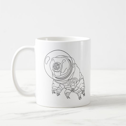 Mug Tardigrade astronaute (Gauche)