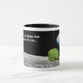 Mug Tardigrade On Moon Funny NASA Apollo 8 (Centre)