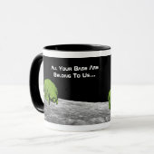 Mug Tardigrade On Moon Funny NASA Apollo 8 (Devant gauche)