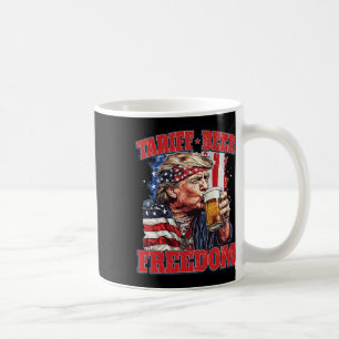 Mug Tarif de la bière Liberté drôle Trump tarif