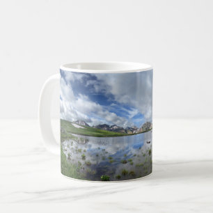 Mug Tarn au-dessus du canyon d'Elk Creek sur la Div co