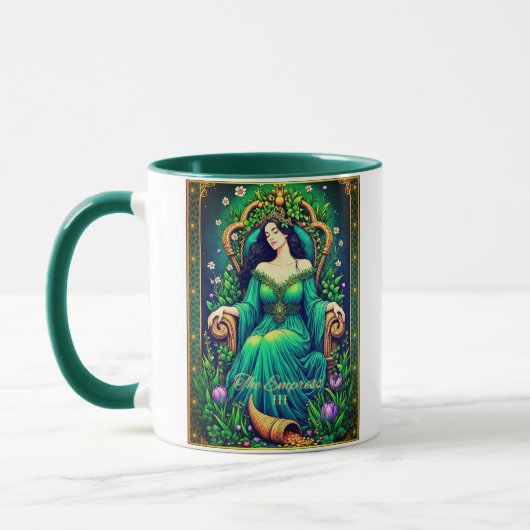 Mug Tarot Card Illustration, The Empress (Gauche)