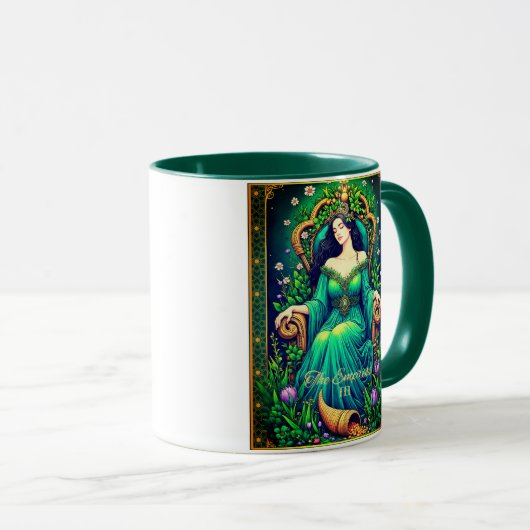 Mug Tarot Card Illustration, The Empress (Devant droit)