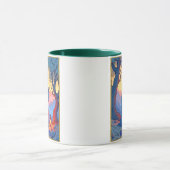 Mug Tarot Card Illustration, The Hermit (Centre)