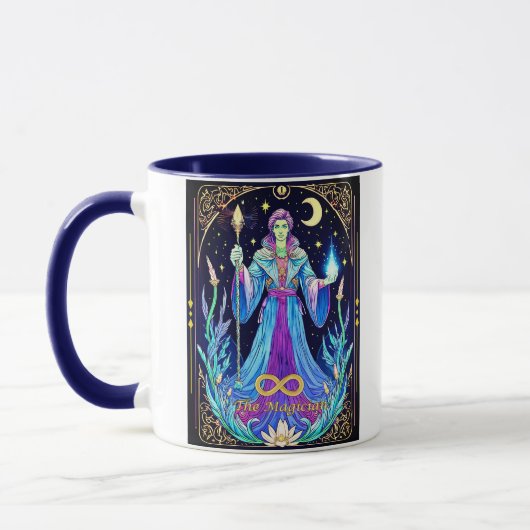 Mug Tarot Card Illustration, The Magician (Gauche)