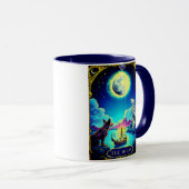 Mug Tarot Card Illustration, The Moon (Devant droit)