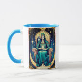 Mug Tarot Card, the High Priestess 2 (Gauche)
