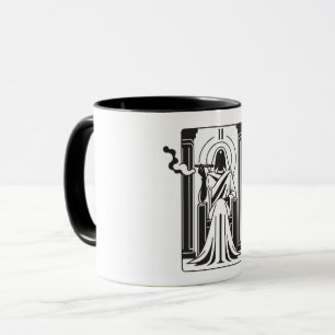 Mug Tarot Grande Prêtresse Fumée de Cannabis Occultism