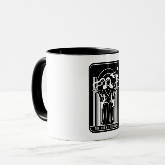 Mug Tarot Haute Prêtesse Femme Mauvaise Mauvaise Mauva (Devant gauche)