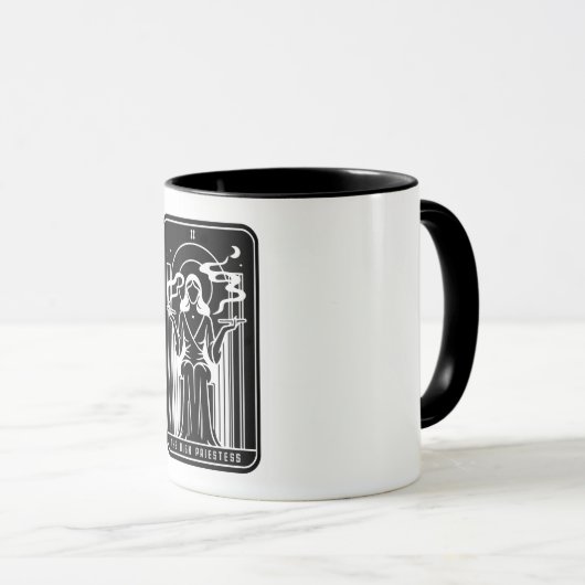 Mug Tarot Haute Prêtesse Femme Mauvaise Mauvaise Mauva (Devant droit)
