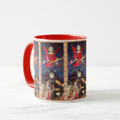 MUG TAROTS DE RENAISSANCE ANTIQUE 15 /LE DIABLE (Devant gauche)