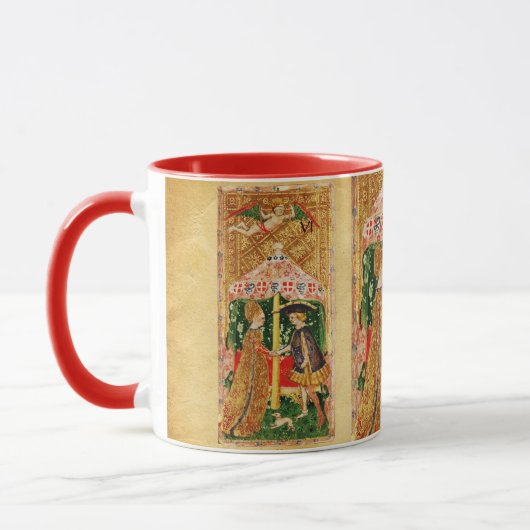 MUG TAROTS DE RENAISSANCE ANTIQUE, MONOGRAMME GEM DES  (Gauche)