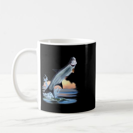 Mug Tarpon Poisson Eau Douce Faune Chasse Pêche A (Gauche)