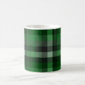 Mug Tartan à carreaux vert classique. (Centre)