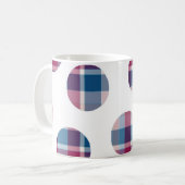 Mug Tartan à pois (Devant gauche)