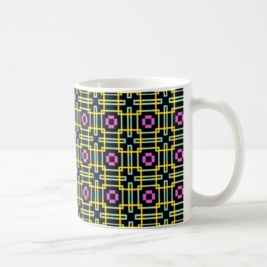 Mug Tartan Art déco (Droite)