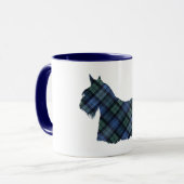 Mug Tartan Black Watch Terrier Écossais (Devant gauche)