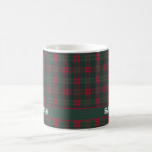 Mug Tartan Carreaux Rustique Nom (Centre)
