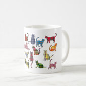 Mug Tartan chats (Devant droit)