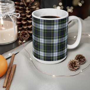 Mug Tartan Clan Gordon Vert Blanc