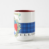 Mug Tartan & Crest Elliott (Centre)