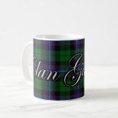 Mug Tartan de classique de Galbraith de clan (Devant gauche)