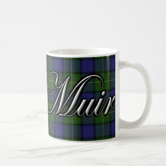 Mug Tartan de classique de Muir de clan (Droite)