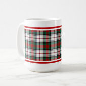 Mug Tartan de la robe du clan MacDuff Plaid écossais (Devant gauche)