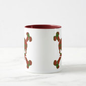 Mug Tartan de Livingstone Crâne Pas de bannière (Centre)