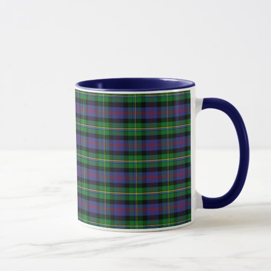 Mug Tartan de Malcolm de clan (Droite)