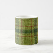 Mug Tartan de Noël rouge et vert. (Centre)