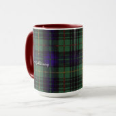 Mug Tartan écossais de kilt de plaid de clan de (Devant gauche)