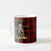 Mug Tartan écossais de Wallace de clan (Devant gauche)