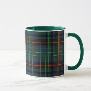 Mug Tartan en bleu, orange, vert...