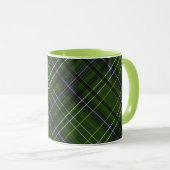 Mug Tartan en vert (Devant droit)
