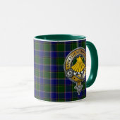 Mug Tartan et insigne (Devant droit)