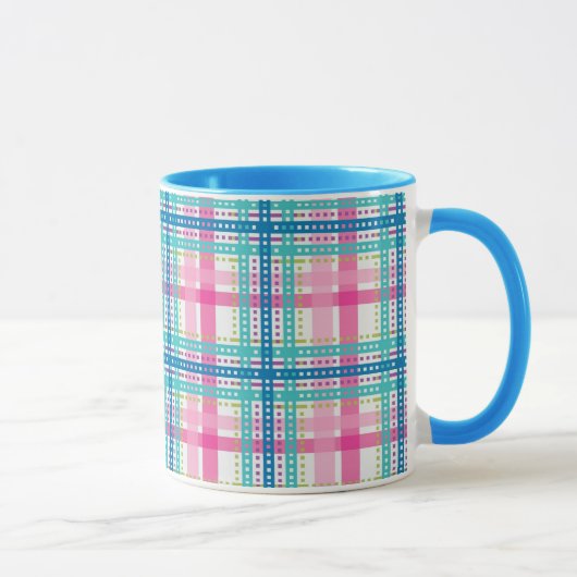 Mug Tartan, motif de plaid (Droite)