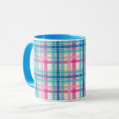 Mug Tartan, motif de plaid (Devant gauche)